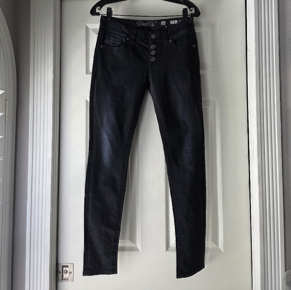 Miss Me Dark Skinny Jeans